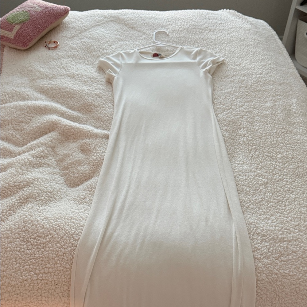 Free People White Maxi Dress